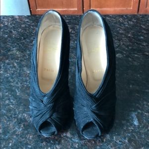 Christian Louboutin suede Booties
